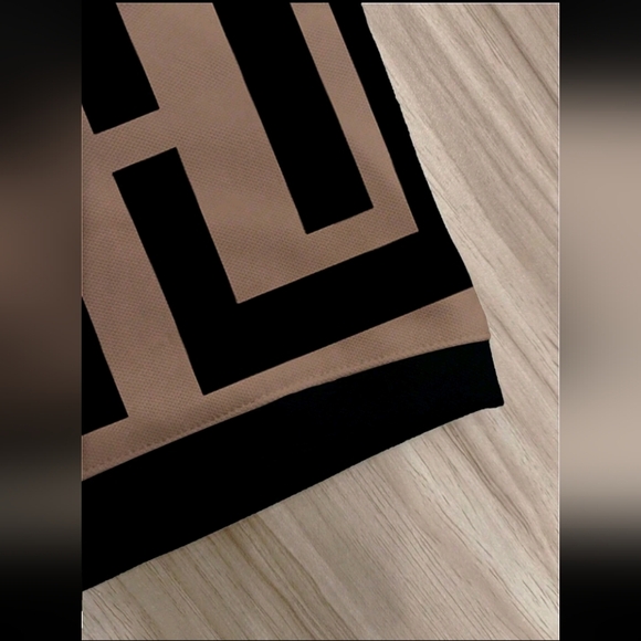 #485Manfinity Dauomo Men's Summer Geometric Printed Casual Polo Shirt - Picture 4 of 6